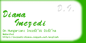 diana inczedi business card